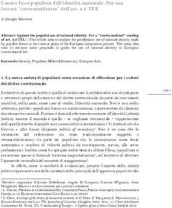 Contro l'uso populista dell'identit&agrave; nazionale. Per una lettura "contestualizzata" dell'art. 4.2 TUE