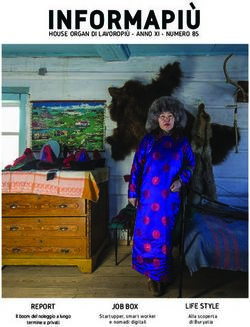 INFORMAPIU - LIFE STYLE Alla scoperta - Lavoropi&ugrave;