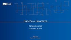 Banche e Sicurezza 2 Dicembre 2020 Susanna Buson - Passion for Innovation - Amazon AWS