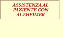 ASSISTENZA AL PAZIENTE CON ALZHEIMER - Fondazione LUVI Onlus