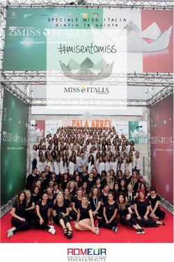 SPECIALE MISS ITALIA dietro le quinte