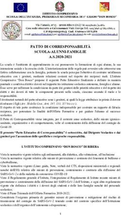 PATTO DI CORRESPONSABILIT&Agrave; SCUOLA-ALUNNI-FAMIGLIE A.S.2020-2021 - Istituto