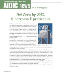 IL PERCORSO &Egrave; PRATICABILE - NET ZERO BY 2050: ORIM SPA