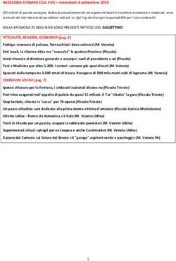 RASSEGNA STAMPA CGIL FVG - mercoled&igrave; 4 settembre 2019