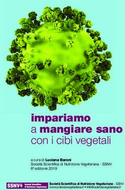 Impariamo a mangiare sano con i cibi vegetali - a cura di Luciana Baroni Società Scientifi ca di Nutrizione Vegetariana - SSNV 6a edizione 2019