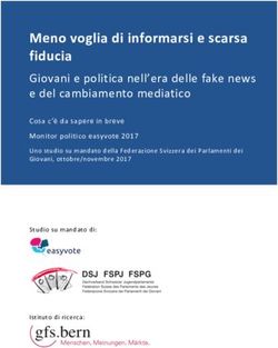 Meno voglia di informarsi e scarsa fiducia - Giovani e politica nell'era delle fake news e del cambiamento mediatico - Easyvote