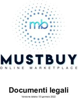 Documenti legali Versione datata: 03 gennaio 2022