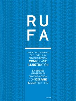 COMICS AND ILLUSTRATION - CORSO ACCADEMICO DI 1 LIVELLO IN GRAPHIC DESIGN COMICS AND ILLUSTRATION - Rufa