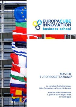 MASTER EUROPROGETTAZIONE - Lo standard di riferimento per l'Alta Formazione nel settore in Europa Formula intensiva-executive 5 giorni in ...