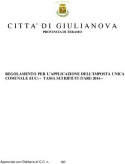 CITTA' DI GIULIANOVA REGOLAMENTO PER L'APPLICAZIONE DELL'IMPOSTA UNICA COMUNALE (IUC) - TASSA SUI RIFIUTI (TARI) 2016- MODIFICHE E ...