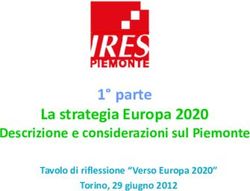 Parte La strategia Europa 2020 - Descrizione e considerazioni sul Piemonte Tavolo di riflessione "Verso Europa 2020"