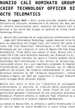 NUNZIO CAL&Igrave; NOMINATO GROUP CHIEF TECHNOLOGY OFFICER DI OCTO TELEMATICS - Il Discorso