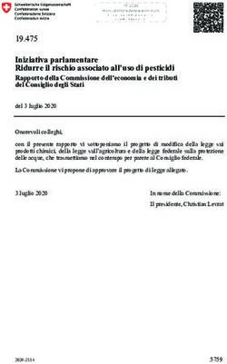 Iniziativa parlamentare Ridurre il rischio associato all'uso di pesticidi