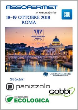 Sponsor: 18-19 OTTOBRE 2018 ROMA In partnership with: Confcommercio Roma