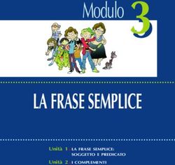 33 LA FRASE SEMPLICE - Modulo