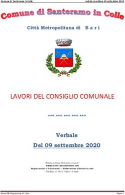 LAVORI DEL CONSIGLIO COMUNALE - Verbale Del 09 settembre 2020 - Comune di ...