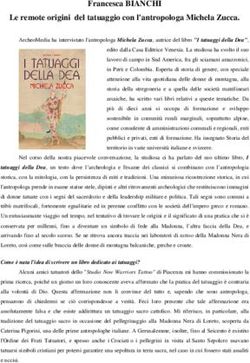 Francesca BIANCHI Le remote origini del tatuaggio con l'antropologa Michela Zucca - Archeomedia