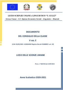 DOCUMENTO DEL CONSIGLIO DELLA CLASSE
