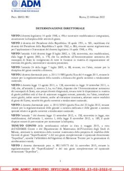 DETERMINAZIONE DIRETTORIALE
