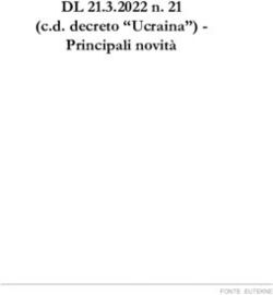 (c.d. decreto "Ucraina") - Principali novit&agrave; - DL 21.3.2022 n. 21 - Principali novit&agrave;