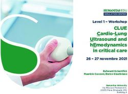 CLUE Cardio-Lung Ultrasound and hEmodynamics in critical care - Level 1 - Workshop 26 - 27 novembre 2021