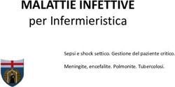 MALATTIE INFETTIVE per Infermieristica - Sepsi e shock settico. Gestione del paziente critico - AulaWeb ...