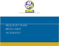 Microsoft TEAMS Breve guida all'utilizzo - Breve guida all'utilizzo