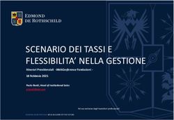 SCENARIO DEI TASSI E FLESSIBILITA' NELLA GESTIONE