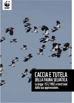CACCIA E TUTELA DELLA FAUNA SELVATICA La legge 157/1992 a trent'anni dalla sua approvazione - La Rivista della Natura