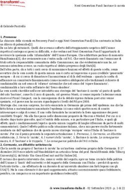 Premessa - Transform! Italia