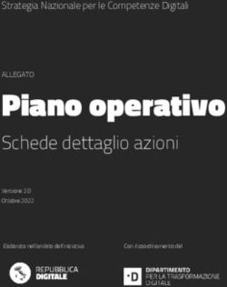 Piano operativo Schede dettaglio azioni - Strategia Nazionale per le Competenze Digitali