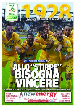 BISOGNA VINCERE ALLO "STIRPE" - Frosinone Calcio
