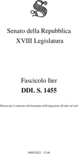DDL S. 1455 Fascicolo Iter - Senato della Repubblica XVIII Legislatura - Misure per il contrasto del fenomeno dell'istigazione all'odio sul web