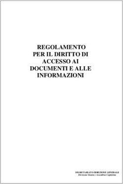 REGOLAMENTO PER IL DIRITTO DI ACCESSO AI DOCUMENTI E ALLE INFORMAZIONI