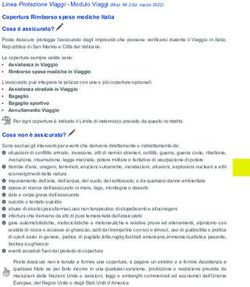 Copertura Rimborso spese mediche Italia Cosa &egrave; assicurato?