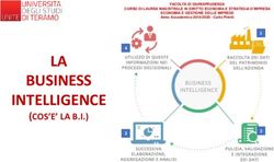 LA BUSINESS INTELLIGENCE - (COS'E' LA B.I.)