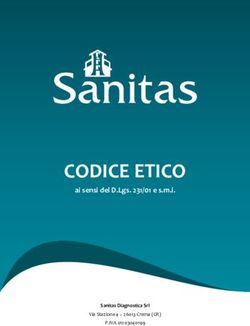 CODICE ETICO ai sensi del D.Lgs. 231/01 e s.m.i - P.IVA 01203040199 - Sanitas Orzinuovi