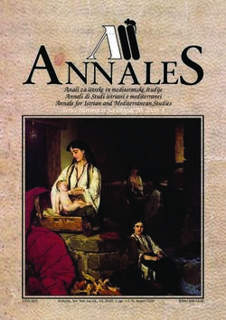 Anali za istrske in mediteranske &scaron;tudije Annali di Studi istriani e mediterranei Annals for Istrian and Mediterranean Studies Series Historia et ...