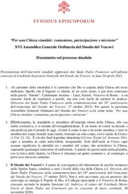 SYNODUS EPISCOPORUM - Sinodo 2021