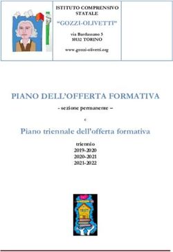 PIANO DELL'OFFERTA FORMATIVA - Piano triennale dell'offerta formativa - "GOZZI-OLIVETTI"