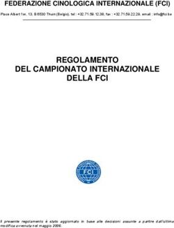 REGOLAMENTO DEL CAMPIONATO INTERNAZIONALE DELLA FCI