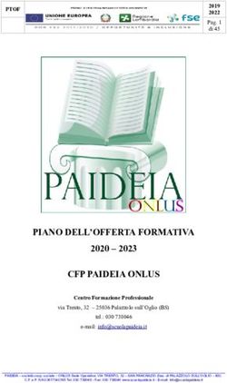 PIANO DELL'OFFERTA FORMATIVA 2020 2023