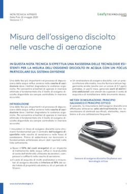 Misura dell'ossigeno disciolto nelle vasche di aerazione - Leafy