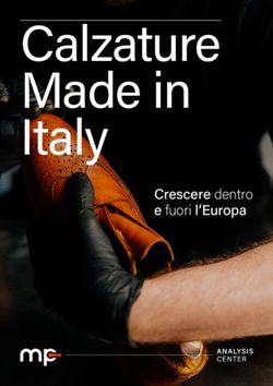 Calzature Made in Italy - Crescere dentro e fuori l'Europa - Matchplat