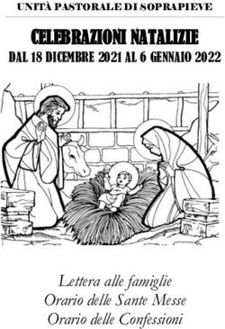 CELEBRAZIONI NATALIZIE - Lettera alle famiglie Orario delle Sante Messe Orario delle Confessioni - San Martino di Castrozza