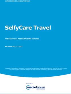 SELFYCARE TRAVEL - MEDIOLANUM ASSICURAZIONI
