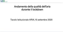 Andamento della qualit&agrave; dell'aria durante il lockdown - Tavolo Istituzionale ARIA,16 settembre 2020