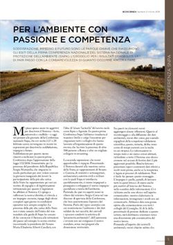 PER L'AMBIENTE CON PASSIONE E COMPETENZA - Arpae