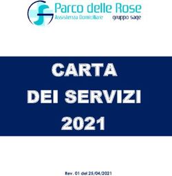 CARTA DEI SERVIZI 2021 - Gruppo Sage