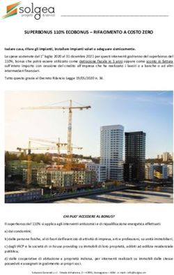 SUPERBONUS 110% ECOBONUS - RIFACIMENTO A COSTO ZERO
